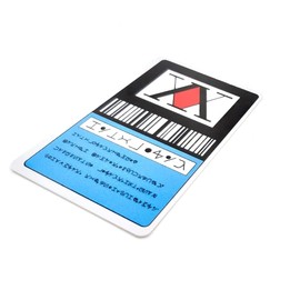 WONDERFUL Hunter X Hunter Anime 1 Blue License Card Cosplay Hisoka Kurapika Killua Zoldyck PVC Cards Accessories Keyring