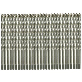 Masonry Drill Bit Set 30Pcs 3/16 in.x 4-1/2 in. Carbide Tip Flat Shank Drill Concrete Stone Bricks