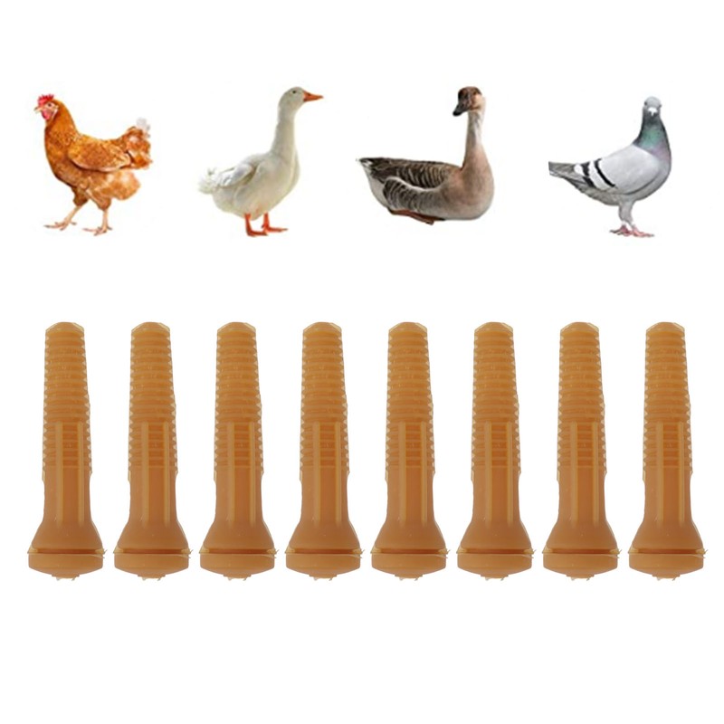 20PCS Chicken Plucker Finger Rubber Feather Removal Stick High Temperature