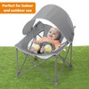 Bright Starts Pop 'N Chill Travel Seat, Indoor/Outdoor Use, Infant