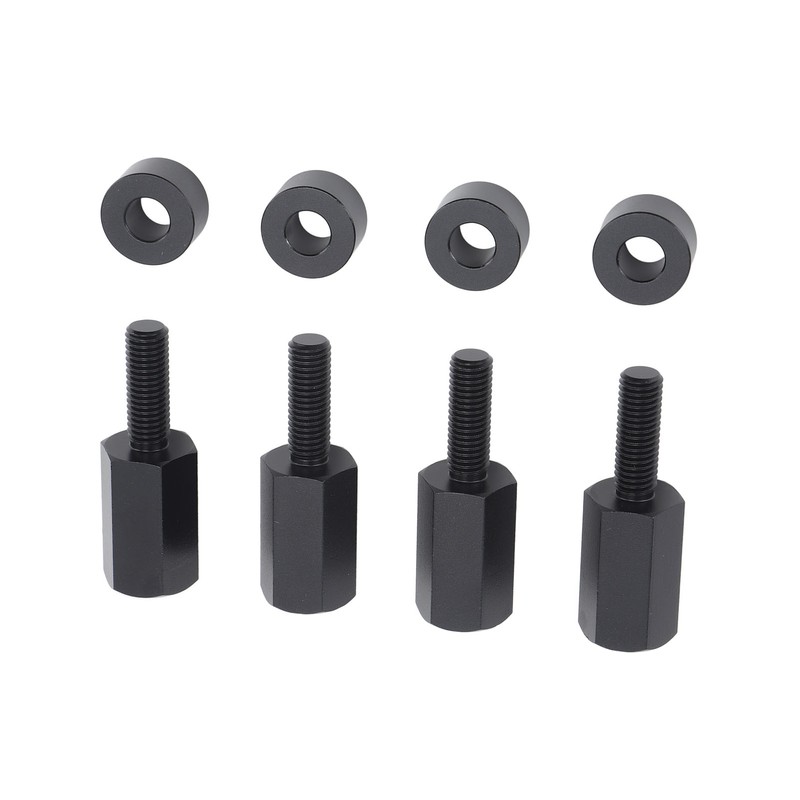 4Pcs Seat Lift Mount Kits 2 Inch Black Reliable Rugged