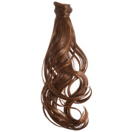 Priscilla TL-05-TMB Tail Wig, MIX Carbony, Heat Resistant, Maroon Brown