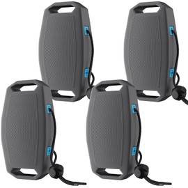 Obcursco Boat Fenders Bumpers for Docking - 4 Pack EVA Marine Grade Fenders with Mounting Hardware, Waterproof Portable Bumpers, Easy Install Fit for Pontoon Boat, Yachts