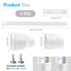 Bocguy Rain Gutter Downpipe, 1 Piece Gutter Flexible Downpipe Extension,