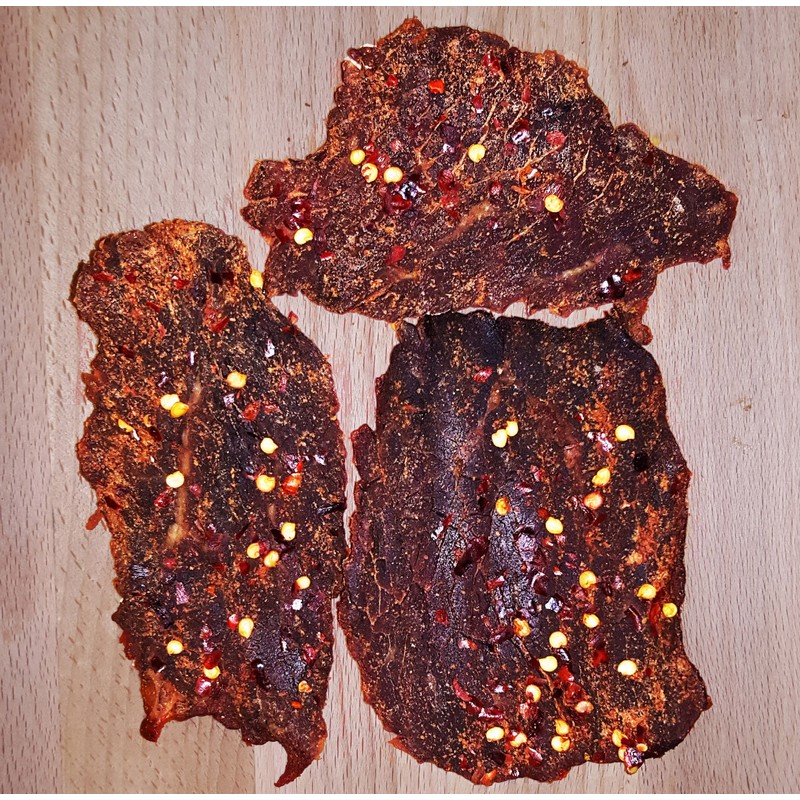 Seriously Spicy Beef Jerky-(3 Pack) GLUTEN FREE - No Preservatives,