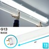 LUXRITE F32T8/850 32W 48 Inch T8 Fluorescent Tube Light Bulb,