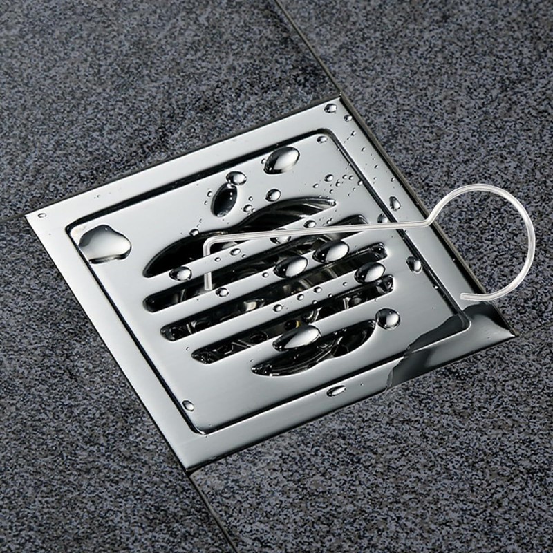2 Packs Stainless Steel Drain Key Lifting Hook Drain Grid