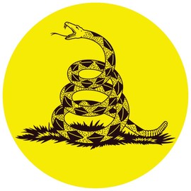 Don't Tread On Me NRA Gadsden Flag Constitution Sticker Bumper Decal