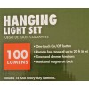Ozark Trail Camping Hanging 4 Light Set with Remote and