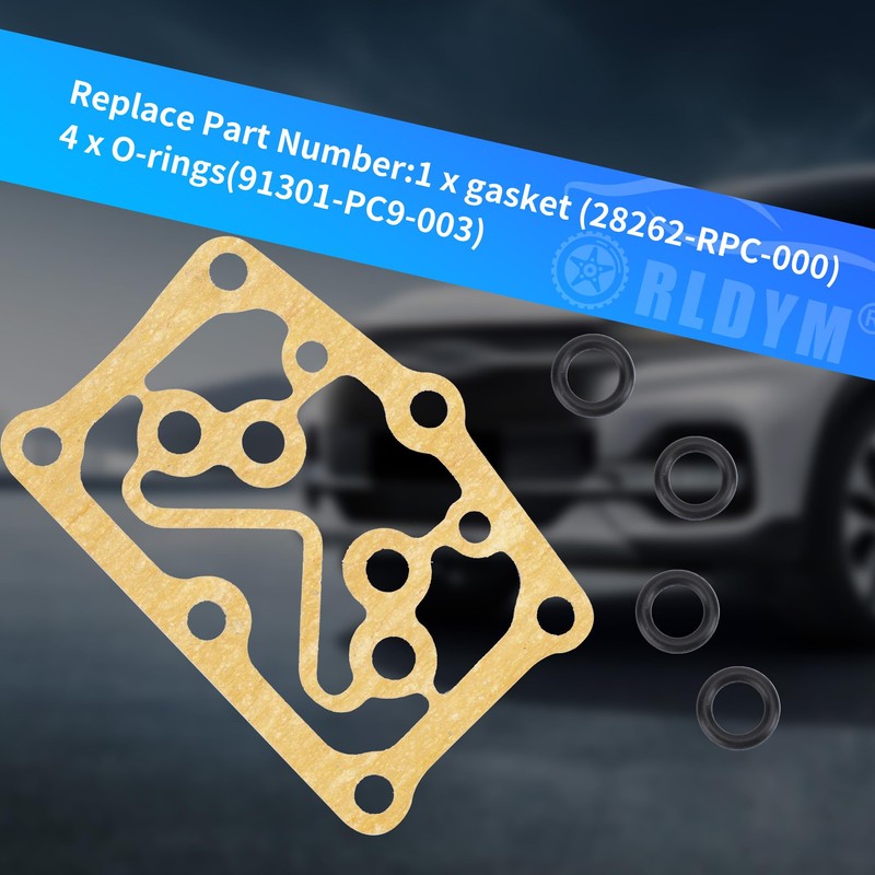 Rldym Automatic Transmission Dual Linear Solenoid Gasket/O-Rings 28262-RPC-000 91301-PC9-003 for