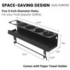 UNITEDPOWER 5 Aerosol Spray Can/Paper Towel Holder, Paint Bottle Storage