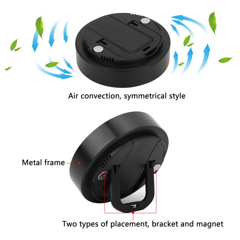 Multifunctional Kitchen Digital Timer Thermometer Hygrometer Black for Household Use