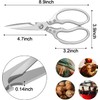 CGBE Kitchen Scissors, Stainless Steel Household Scissors, Heavy Duty, Dishwasher
