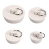 4 Pack Rubber Plug with Hanger, Universal Drain Plug for