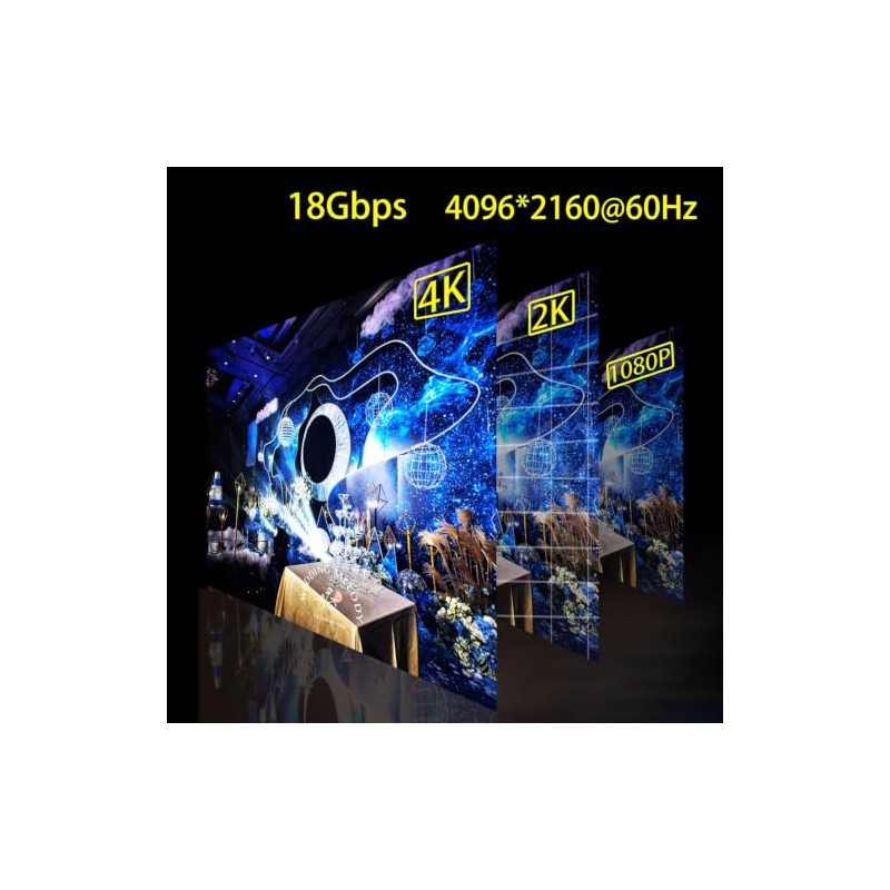 Soonsoonic Cable Hdmi de Fibra ?ptica 30m,HDMI 2.0 18Gbps 4K@60Hz