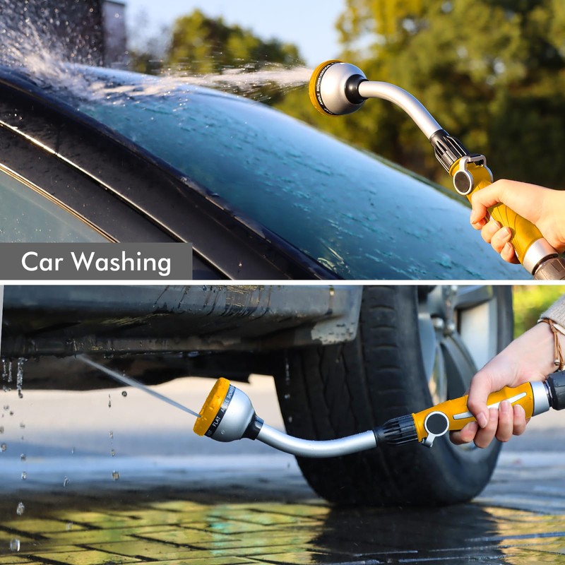 RESTMO Watering Wand Heavy Duty, Metal Garden Hose Wand with