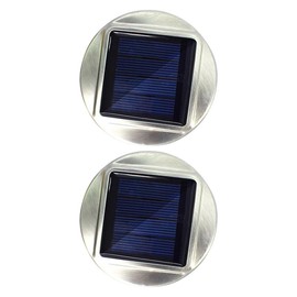 Gadpiparty Pack of 2 Crack Ball Lamp Cover Mason Jar Solar Lights Outdoor Solar Sunlight Solar Replacement Parts for Solar Lights Outdoor Component Candlestick Stainless Steel