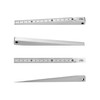 QWORK Taper Gauge Gap Gage Welding Wedge Feeler Gauge Gap