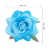 MECCANIXITY 12 Pcs Rose Flower Hair Clips 3 Inch Flower