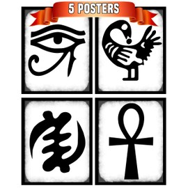 Gye Nyame Arts Adinkra Symbol Afrocentric African Posters (16 x 20 Inches)
