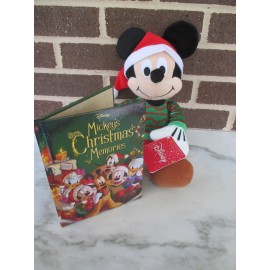 Kohls  Cares / Yottoy Kohl's Cares Mickey Mouse 14"Plush 5"x 7" Book "Mickey's Christmas Memories"2022
