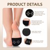 GMHLLES 12 Pairs Half Socks, Women Toe Covers for Inside