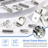 110pcs Shelf Support Pegs Pins Kit,L-Shaped Clips Holders for Cabinet
