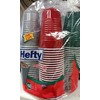 Hefty Assorted Party Cups, 16 Oz, 100 Ct (Blue Red