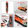 Unbranded Carpenter Tool Profile Scribing Ruler Contour Gauges with Lock