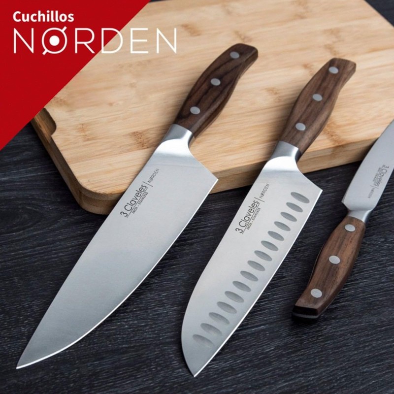 Cuchillo Forjado Santoku Diameter 17.5 cm - 7 Inches E
