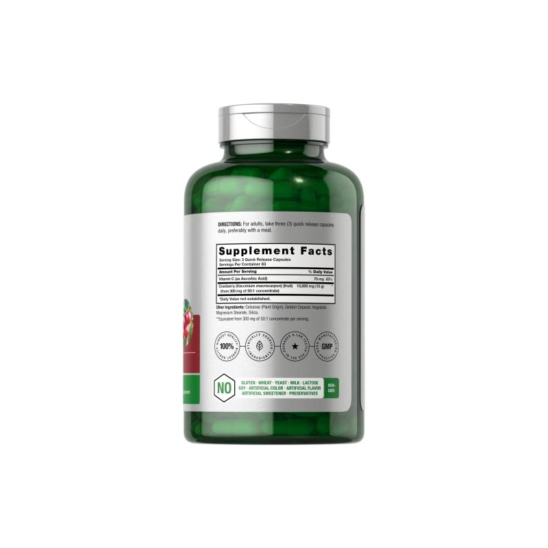 Horbäach Pastillas de arándano + vitamina C | 15.000 mg
