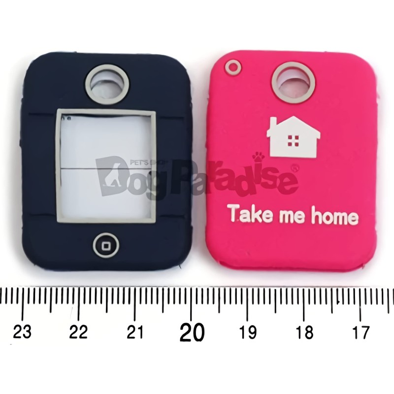 C.N. Dog Name Tag Stray Tag, Navy