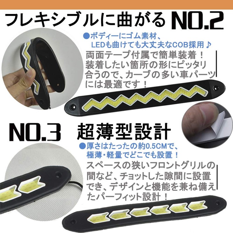 KYOUDEN Daylight, LED Daylight, COB, Surface Luminous, Flexible Bend, Straight