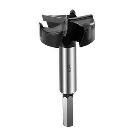 2-3/8 inch(60mm) Forstner Drill Bits,3-Cutter Tungsten Carbide Tipped Forstner Bit for Hard Wood,Wood Hole Drill Bit for Wood Plastic Plywood.