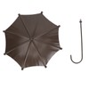 Umbrella Shaped Bird Trough Metal Hanging Bird Feeder Tray Metal