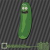 Rick Turned into a Pickle - Printed Vinyl Decal Sticker