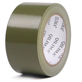 QILIMA Duct Tape Extra Strong 25.1 m x 50 mm - Waterproof Repair Tape for Indoor & Outdoor Fabric Reinforced Repair Tape, 1 Roll (Olive Green)