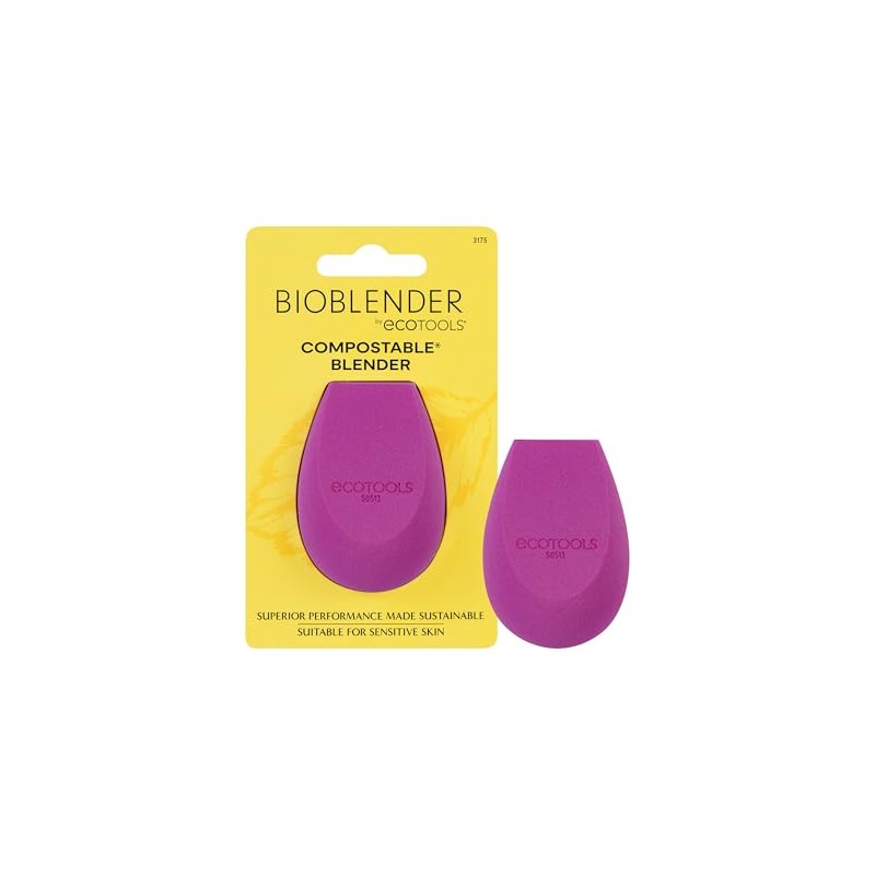 EcoTools, Bioblender Sponge, Esponja de Maquillaje, Esponjas para Difuminar y