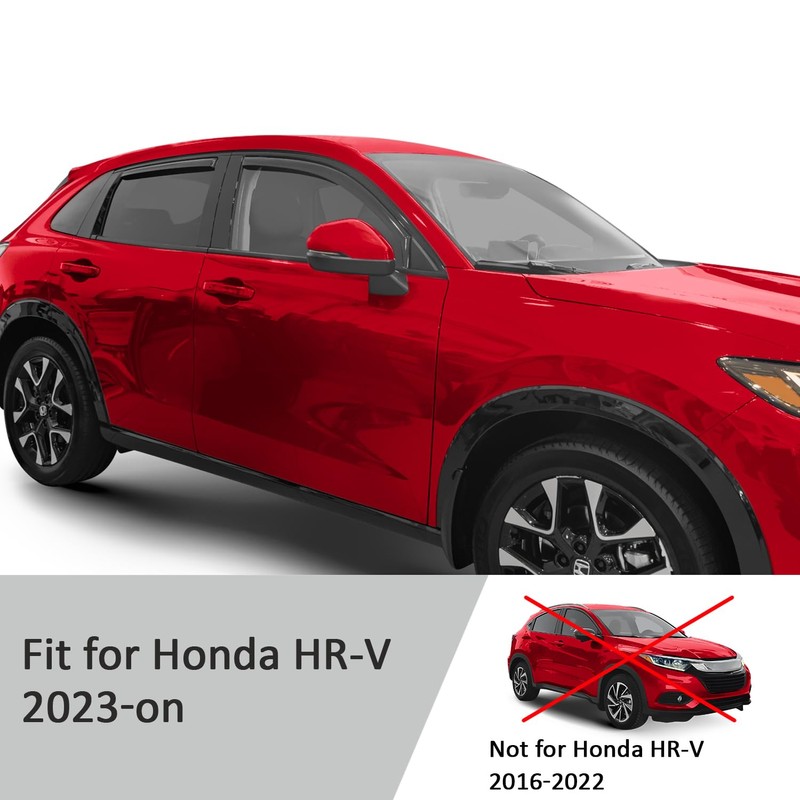 Voron Glass in-Channel Extra Durable Rain Guards for Honda HR-V