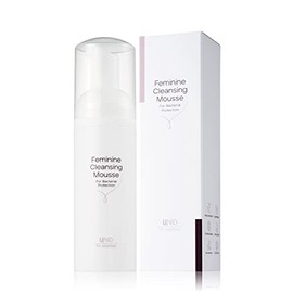 UNID Feminine Cleansing Mousse, pH balanced 3.8, plant-based, lactic acid, vitamin b5, foam, feminine wash, daily use, for all genders, SLS/SLES-free, fragrance-free (150ml)