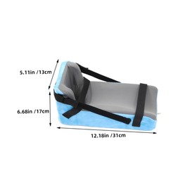 OATIPHO Foot Elevation Pillow for Ankle Injury Relief Heel Support Cushion for Bedridden Patients Comfortable Pressure Relief Pad Grey for Rehabilitation