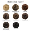 FLUFYMOOZ Messy Bun Hair Piece, 100% Real Human Hair Tousled