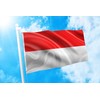 DMSE Indonesia Flag 3X5Ft Foot 100% Polyester 100D Indonesian Flag