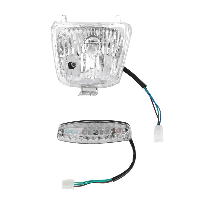 12V Head Rear Tail Light Lamp Dinosaur Style Fit for