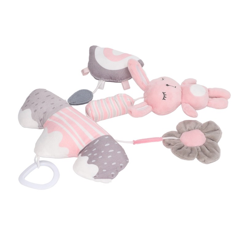 Baby Mobile Sensory Toy Soft Plush Learning Development Interactive Sound