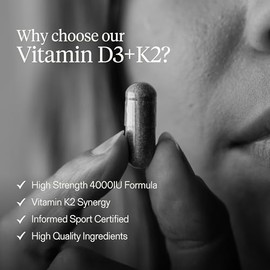 Puresport 4000IU Vitamin D3 + K2 Trial Pack, 14 Day Supply