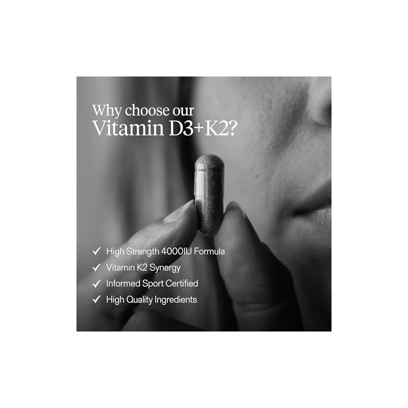Puresport 4000IU Vitamin D3 + K2 Trial Pack, 14 Day