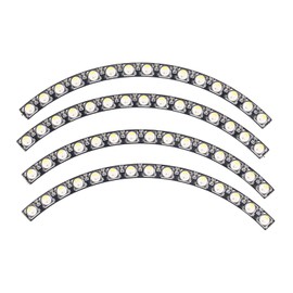 60 Bits LED Ring Light Full Color Individually Addressable SK6812 Chip RGB Lamp Module with Drivers