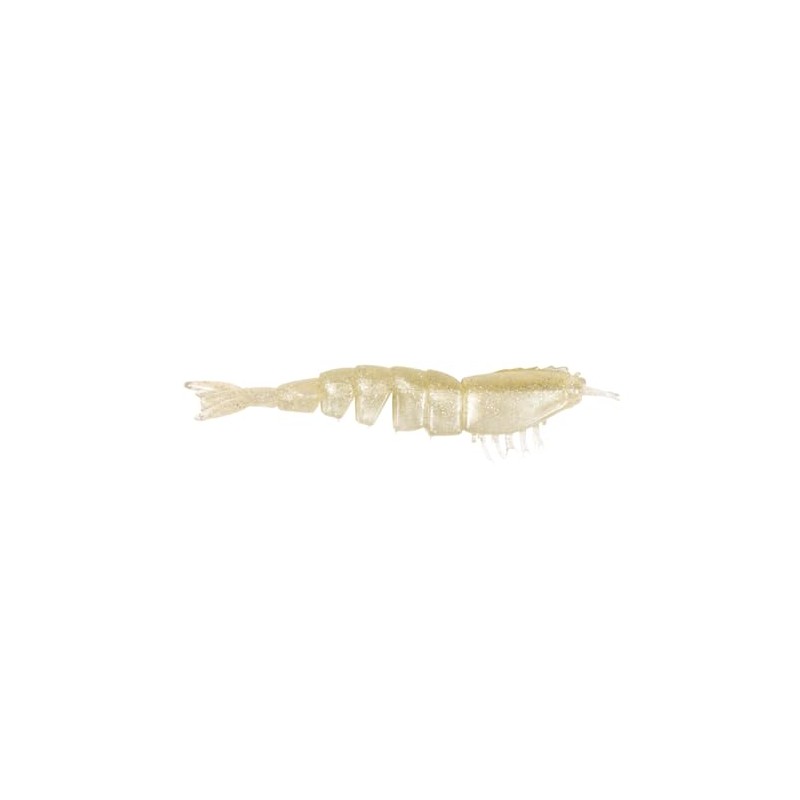 Z-Man EZSU-243PK4 Ez Shrimpz Unrigged 3.5" Greasy Prawn 4 Pack