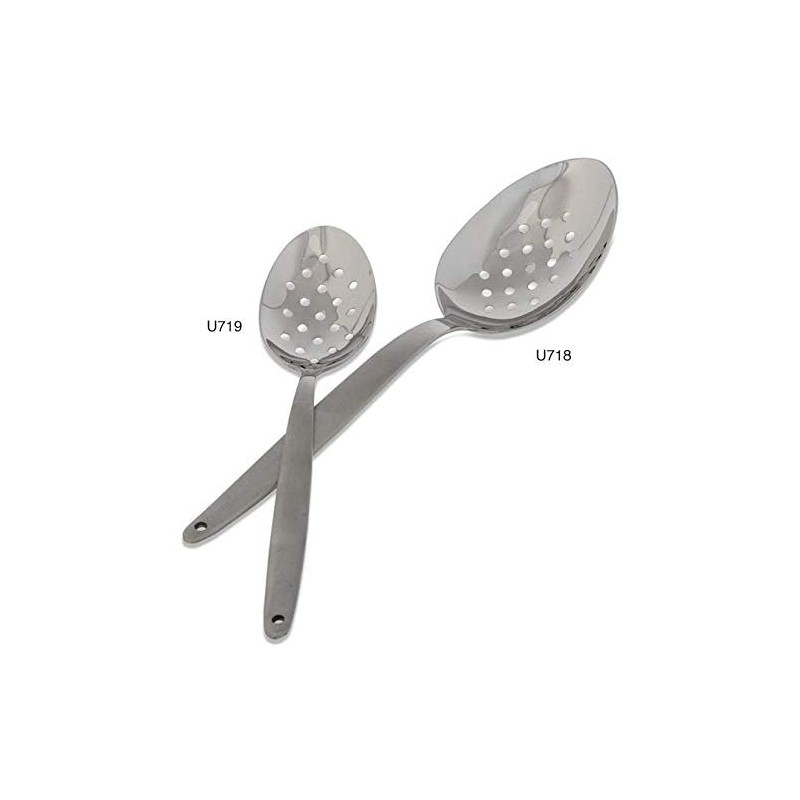 JB Prince Gray Kunz Perforated Spoon - Small